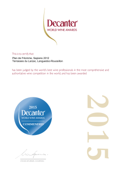 commended - Le Plan de l`Homme