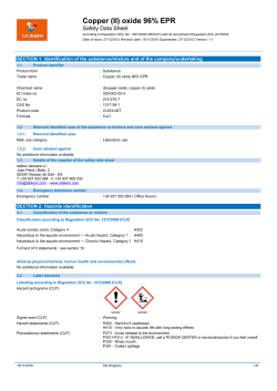 Copper (II) oxide 96% EPR