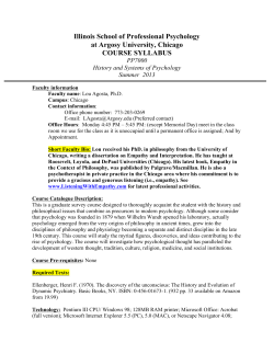 Illinois School of Professional Psychology at