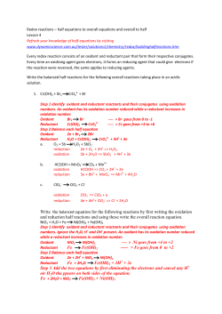 Write the balanced equation for the following reactions by first