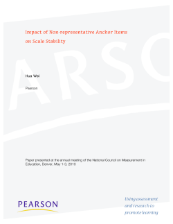 Impact of Non-representative Anchor Items on Scale Stability