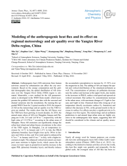 Modeling of the anthropogenic heat flux and its effect on regional