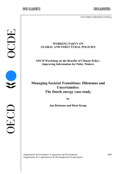 Managing Societal Transitions