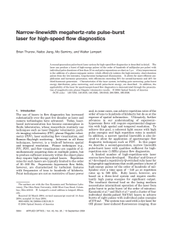 Narrow-linewidth megahertz-rate pulse-burst laser for high