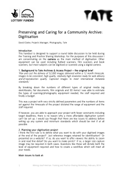 Preserving and Caring for a Community Archive