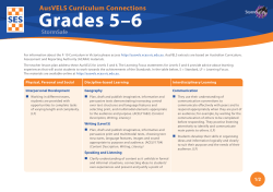 Grades 5-6 AusVELs