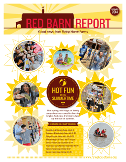 Summer 2014 - Flying Horse Farms