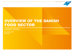 food sector - Business Sweden