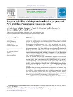 &ldquo;low-shrinkage&rdquo; commercial resin composites