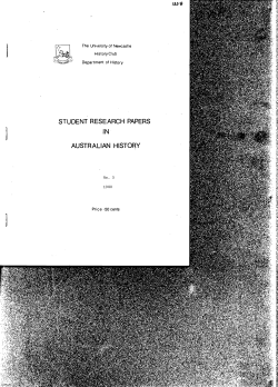 "The Pneumonic Influenza Epidemic of 1919 in New South Wales