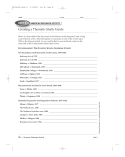 Creating a Thematic Study Guide