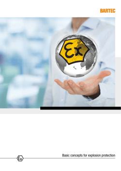 Basic concepts for explosion protection