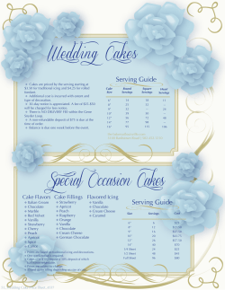 Special Occasion Cakes