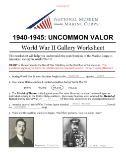 1940-1945: uncommon valor - National Museum of the Marine Corps