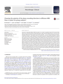 Choosing the polarity of the phase-encoding direction in diffusion MRI