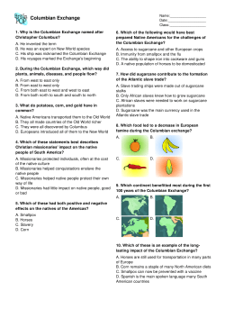 Columbian Exchange