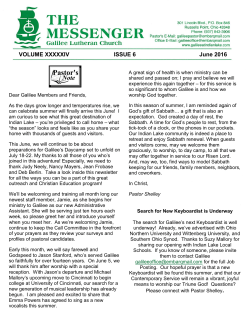 happy birthday to - Galilee Lutheran Church