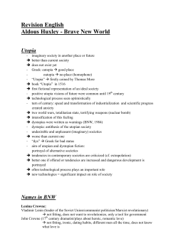 Revision English Aldous Huxley