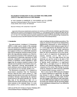1,3,5hexatriene (DPH) is widely used in studies of the molecular