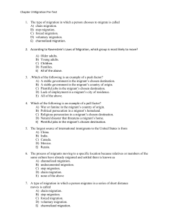 PreTest Chp 3 migration