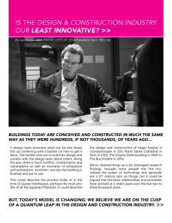 Is Design and Construction America`s Least