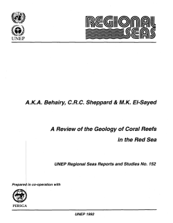 A review of the geology of coral reefs in the Red Sea (1992)