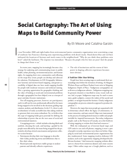 Social Cartography: The Art of Using Maps to Build