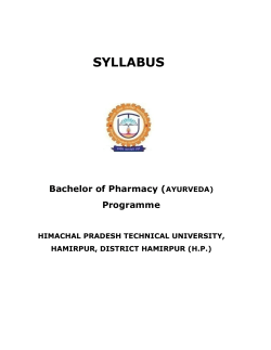 B. Pharma Ayur.