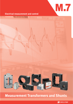 Measurement Transformers and Shunts