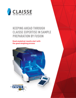 Claisse &reg; TheAnt TM commercial leaflet