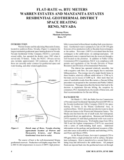 Flat-Rate vs. BTU Meters - Warren Estates and