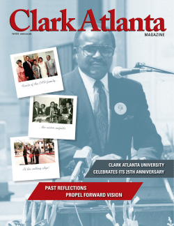 Fall 2013 - Clark Atlanta University