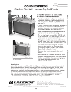 Condi-Express M-5 - Lakeside Foodservice
