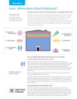 Issue: Where does school funding go?