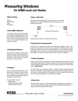 Measuring Windows