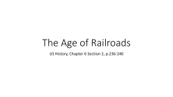 The Age of Railroads