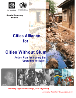 Cities Alliance for Cities Without Slums