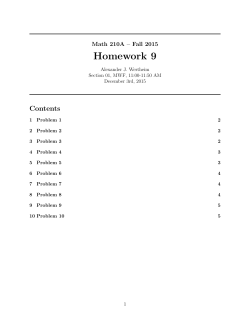 Homework 9