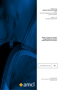 Independent Reporter B - Electric current for traction energy