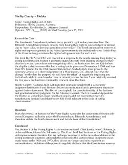 Shelby County v. Holder