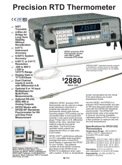 DP250 Series : Precision RTD Thermometer, 4