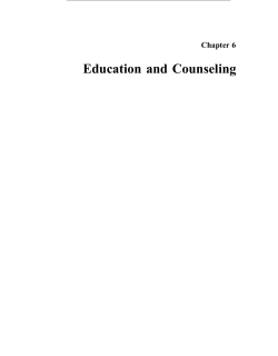 Education and Counseling