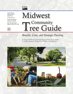 Midwest community tree guide - i-Tree
