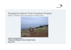 Draft Concept Presentation Kingscote