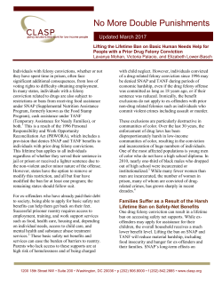 No More Double Punishments - Center for Law and Social Policy