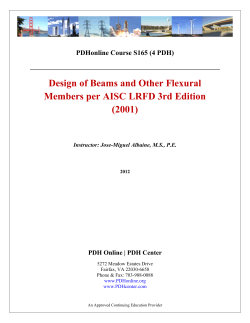 Design of Beams and Other Flexural Members per