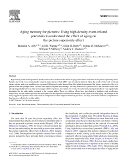 Aging memory for pictures: Using high-density event
