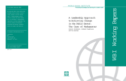 The Case of Madagascar