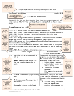 High School US History