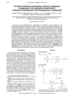 The Role of Neutral and Radical Anionic